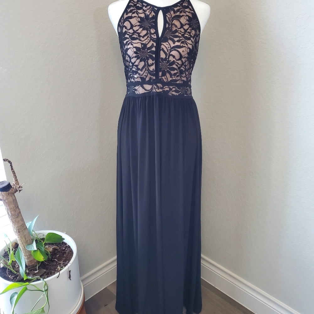 Candalite Black Long Formal dress